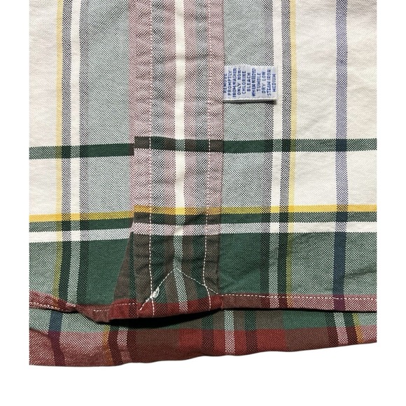 Vintage‎ Polo Ralph Lauren Shirt Mens XL Plaid Double Chest Pockets 100% Cotton - Picture 8 of 9